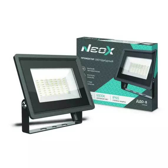 Прожектор светодиодный ДДО-8 50Вт 230В 6500К 5250лм 105лм/Вт IP65 NEOX 3990