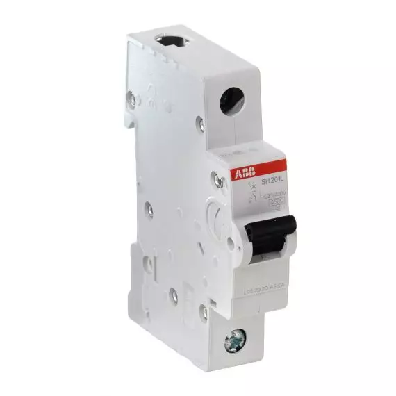Автоматический выключатель ABB SH201L C6 1Р 6А 4,5кА (2CDS241001R0064)