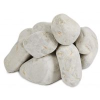 Камни Белый Кварц Отборный 10 кг ведро