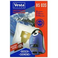 Пылесборник Vesta BS03S 4шт+2 filter