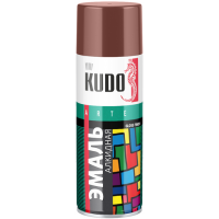 Эмаль KUDO 520мл аэрозоль красно-коричневая KU-1024
