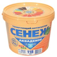 СЕНЕЖ Аквадекор 9,0 кг Х2-118 ВЕНГЕ