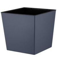 Горшок для цветов InGreen London cube 4,2л вулканический серый  ING780010026