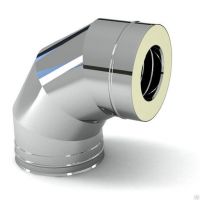 Сэндвич-колено Нерж.+Нерж.(0,8 мм) 90* д,150*220