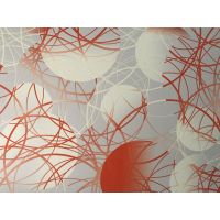 Обои виниловые КРУГИ сер красн 93515