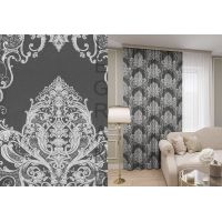 Портьера МОНАКО 180*260 серый