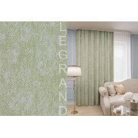 Портьера МАТРИЦА 150*260 салатовый