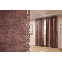 Портьера МРАМОР СОФТ 150*260 брусника