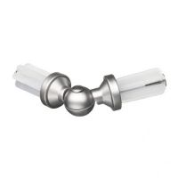 Соеденительный элемент эркерный 16D серебро-мат 1шт