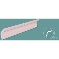 Плинтус потол. ФЛЕКС-К Р02 розовый