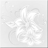 Плита потол. ФЛЕКС-К МАГНОЛИЯ жемчуг 50*50см