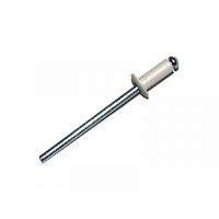 Заклепки алюминиевые RAL9003 3,2*8мм (50шт) белый сигнальный Профикреп 114213
