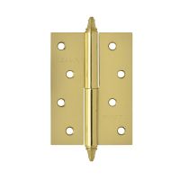 Петля нержавеющая сталь 610-4*матов. латунь левая 2шт."Н-М"  10565/9635