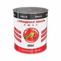 Эмаль"Поли-Р"белая полумат ЛЮКС 0,85кг  21950