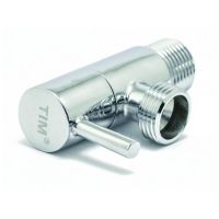 Кран угловой TIM п-п 1/2"х 1/2"с отражателем BL5825  135924