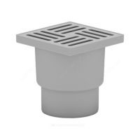 Трап нерег гор/вып гидро/затв Дн110 пласт/реш 150*150мм АНИ пласт TА1210 004-0216