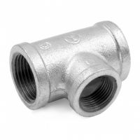 Тройник чуг.оц. Ду20 3/4" м/м Fittex PLUS  127-3569