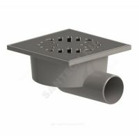 Трап нерег гор/вып гтдро/затв Дн50 нерж/реш 150*150мм Татполимер ТП-103.50-150HSHs 004-0052