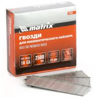 Гвозди д/пнев.нейлера 25мм 2500шт 16GA МАТРИКС  57603