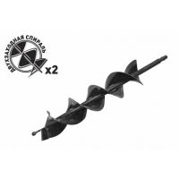 Шнековый бур для грунта CARVER 100мм двухзаходный