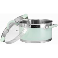 Кастрюля LARA LR02-544 (нерж) MINT 24*13см 5,7л