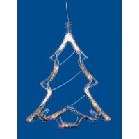 Фигура светод. Елочка 3*LR06 18*19см 10св. ULD-H1620-010/STA/3AAA WARM WHITE IP20  UL-00007254