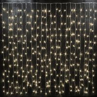Гирлянда светод. Дождь 2*3м 240 LED теплый белый  235-066