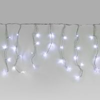 Эл. гирлянда 64LED 1,8*05м бахрома/белый  100-002