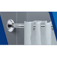 Карниз для ванной GOGO раздвижной 1,1-1,8м из нержавеющей стали GR180P