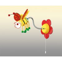 2804/1W ODL15 675 красн/желт/дер.эл. Бра Е14 40W 220V 0035609