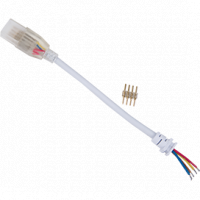 Кабель RGB LED strip 220v connector  150мм д/ленты 14*7  Ecola SCJM14ESB
