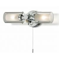 2140/2W ODL11 828хром Бра с выкл. IP44 G9 2*40W 220V 0032082