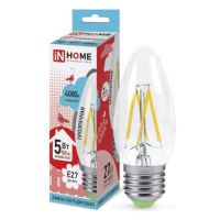 Лампа LED свеча-deco 5Вт 230В Е27 4000К 630Лм
