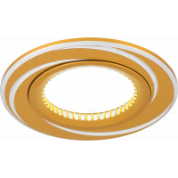 Светильник Gauss Aluminium AL015 Круг золото/хром Gu5.3 1/30
