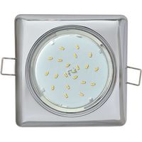 Светильник GX53 квадрат хром Н4 107*41 ECOLA