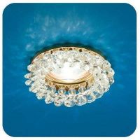 Светильник неповор. MR-16 Venecia 51 04 70 пр.стекло/золото Italmac