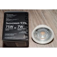 Лампа Gauss LED GU5.3 MR16 7W 2700K Frost EB101105107