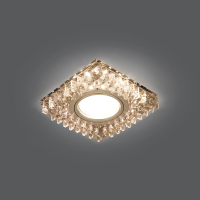 Светильник Gauss Backlight BL029 Квадрат Кристал/хром  Gu5.3 1/40 2700К