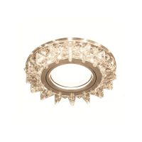 Светильник Gauss Backlight BL034 Круг. Шампань Кристал/хром  Gu5.3 1/40 2700К