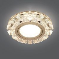 Светильник Gauss Backlight BL049 Круг.Кристал/хром  Gu5.3 1/40 2700К