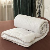 Одеяло 2-спальное, 172х205 см, Овечья шерсть, 350 г/м2, зимнее, чехол 100% хлопок, кант