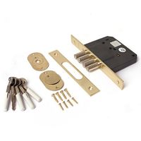 Замок врезной АПЕКС 99-K-G золото