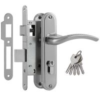 Замок врезной 796А-55 хром 19181