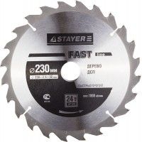 Диск пильный 230*32*24Т STAYER FAST  3680-230-32-24