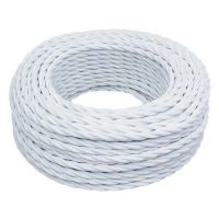 Провод витой 2*1,5 белый Rozetkof R1-424-71-150