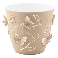 Горшок Бабочки 1,4л бежевый 692/ 511-206
