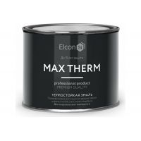 Эмаль Elcon термостойкая 0,4кг графит 700°