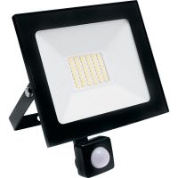 FERON Прожектор светодиодный  с выносным датчиком IP44 50W 6400K черный SFL80-50 / LL-908