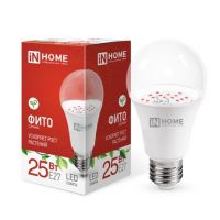Лампа светодиодная LED-A65-ФИТО 25Вт 230В Е27 IN HOME 7712
