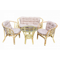 Набор мебели БАГАМЫ (диван+ 2 кресла+ стол) BS001-MT002